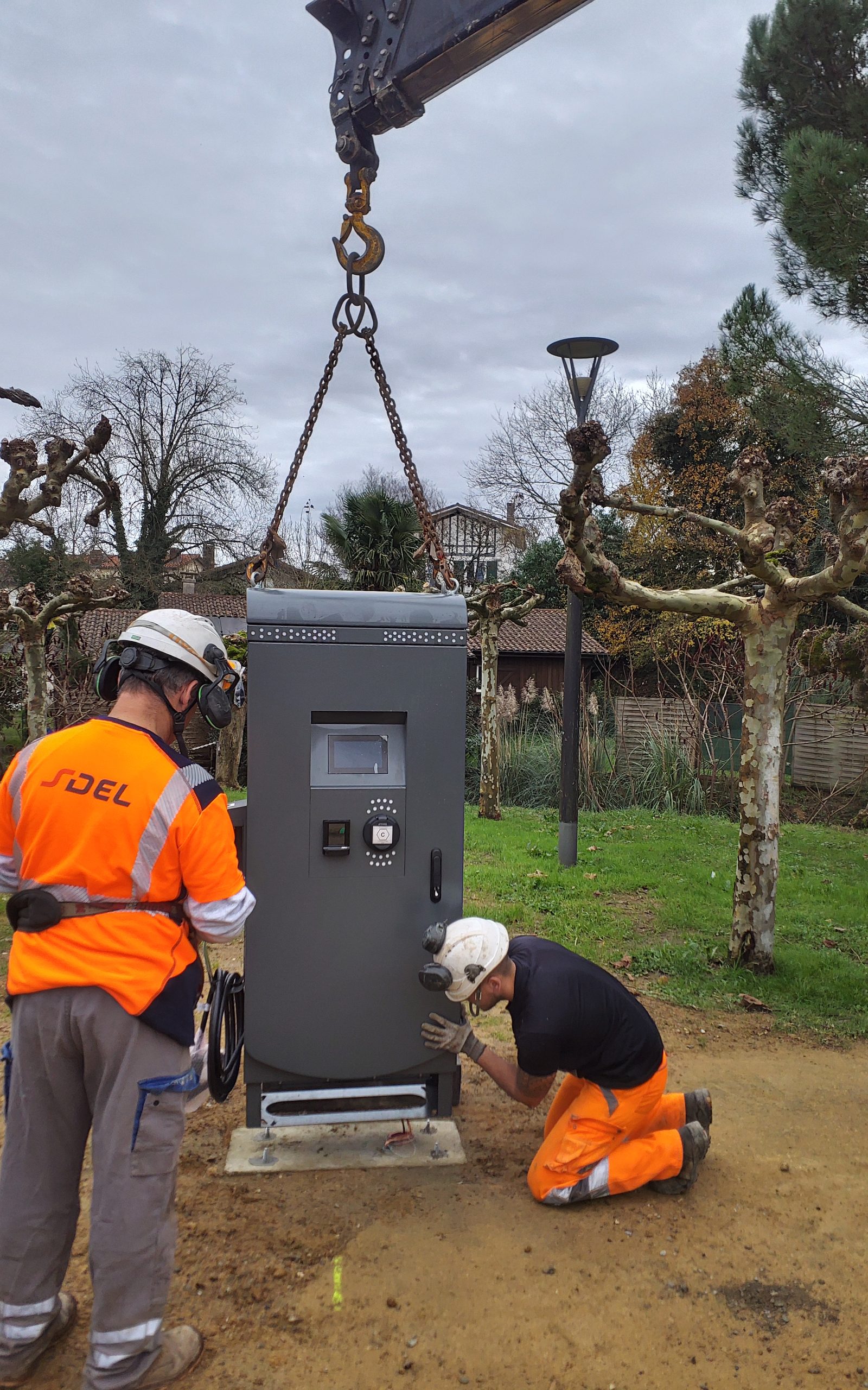 Installation de bornes IRVE