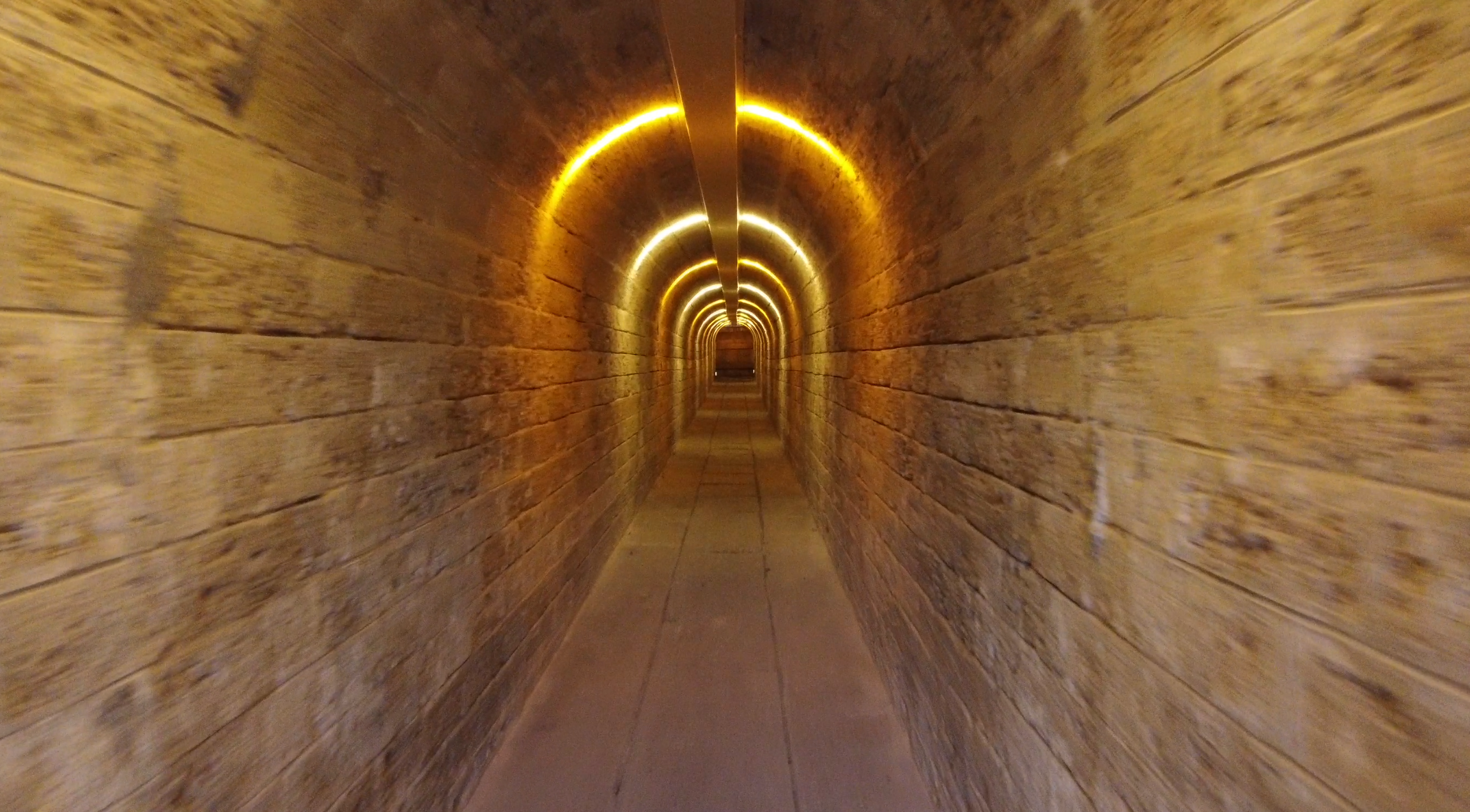 Eclairage tunnel réalisé par SDEL Réseaux Landes